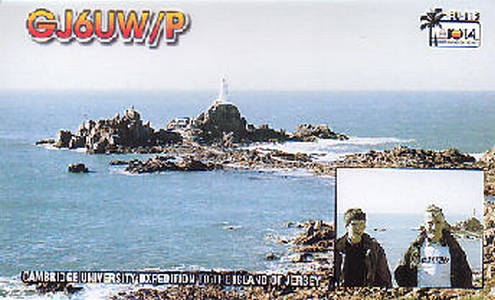 QSL Card for GJ6UW/P