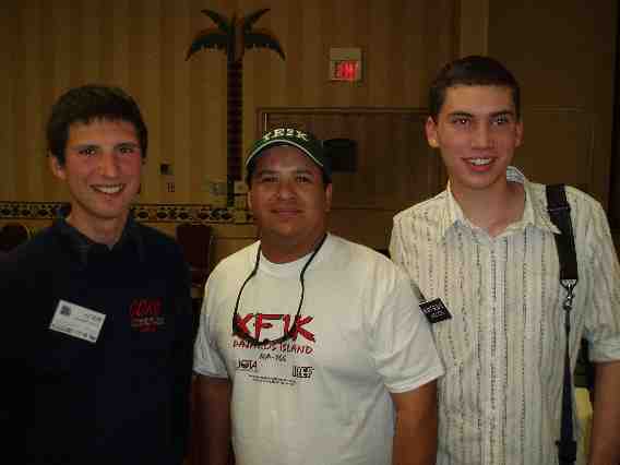 Caleb KD7RDY, Hector XE1K and I