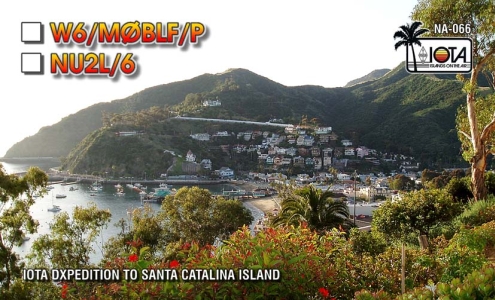 QSL Card for W6/M0BLF/P