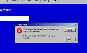 Netscape 2 crashes with Fem!
