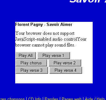 Screendump of Netscape 6 without the necessary Active X Controls, trying to display FeM