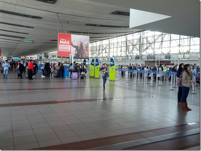 Santiago airport departures