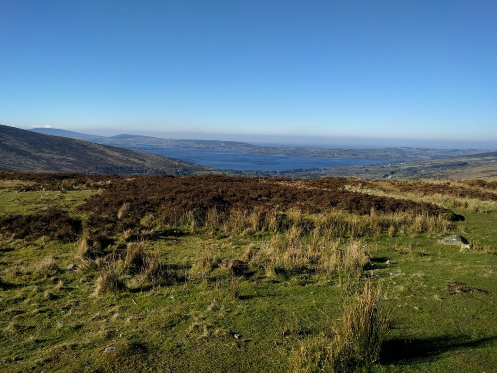 Reservoir set in countryside