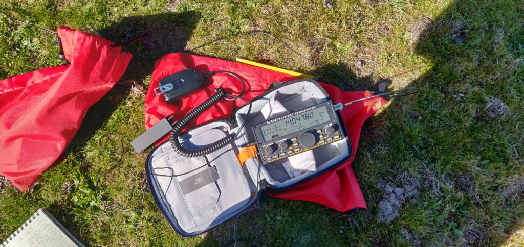 My Elecraft KX2 on Pico Chao dos Terreiros